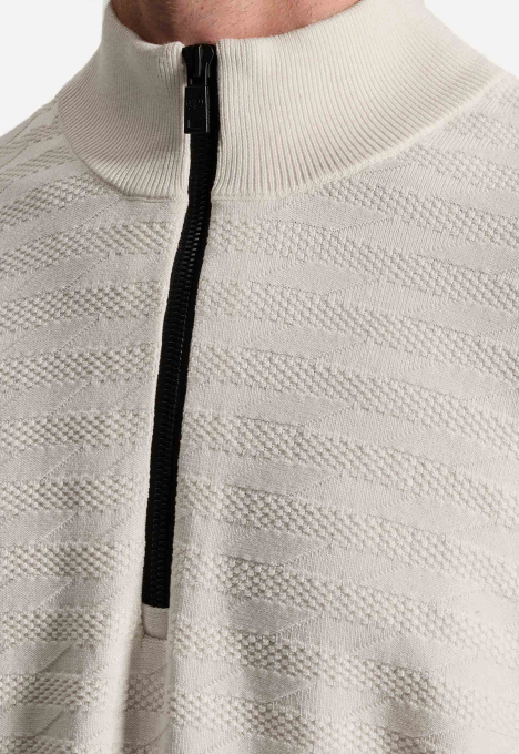 Structured Half Zip Trui