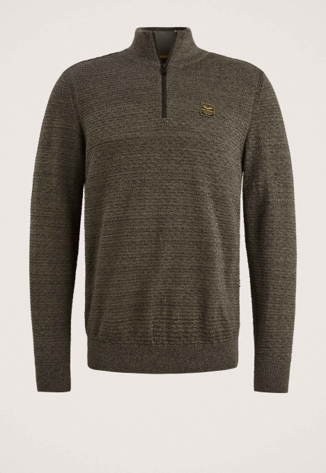 Halfzip Mouline Trui