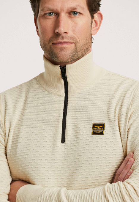 Halfzip Mouline Trui