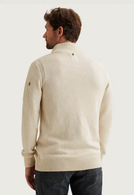 Half Zip Collar Soft Blend