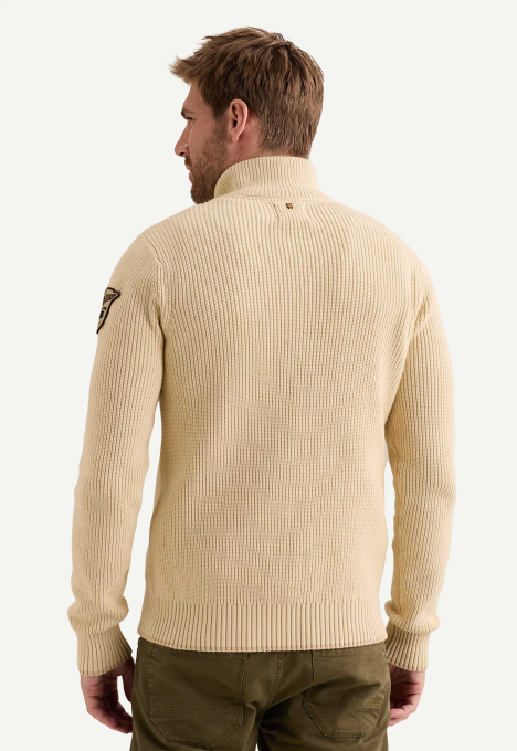 Half Zip Collar Cotton Trui