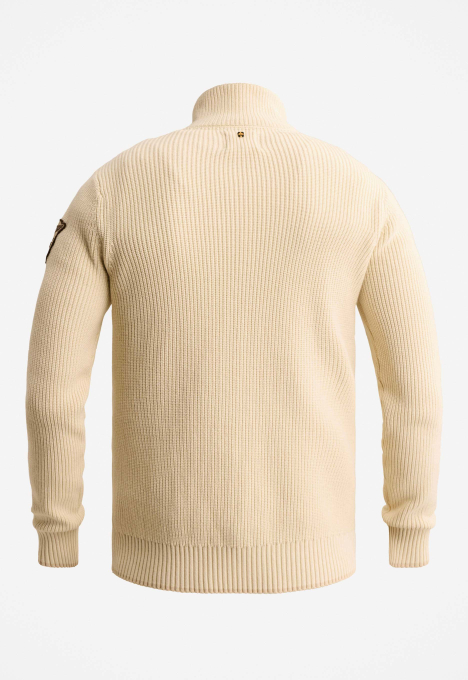 Half Zip Collar Cotton Trui