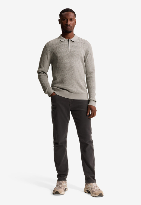Structure Polo Sweater