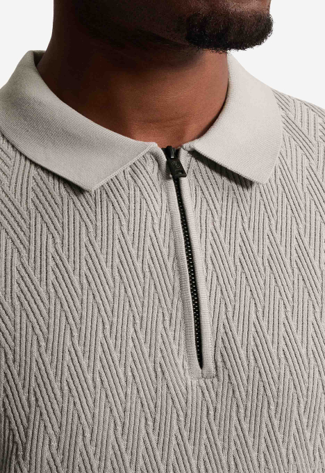 Structure Polo Sweater