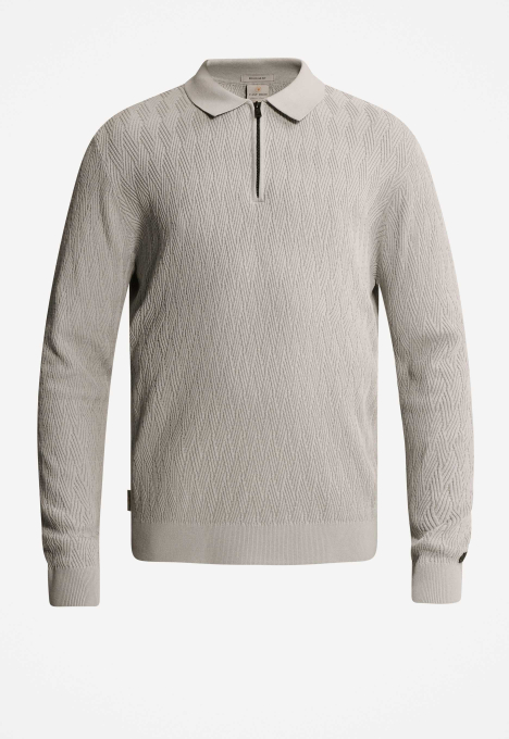 Structure Polo Sweater