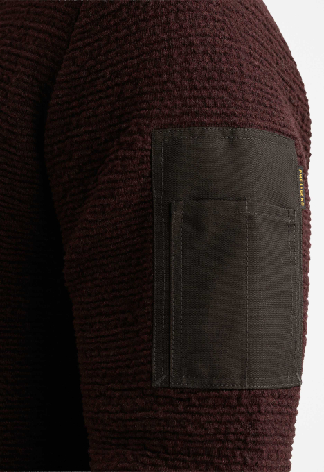 Jacquard Half Zip Trui