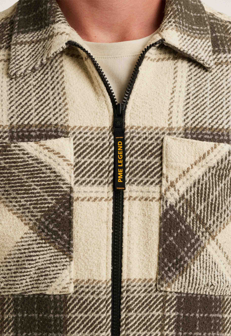 Shirt Jacket Met Ruitpatroon