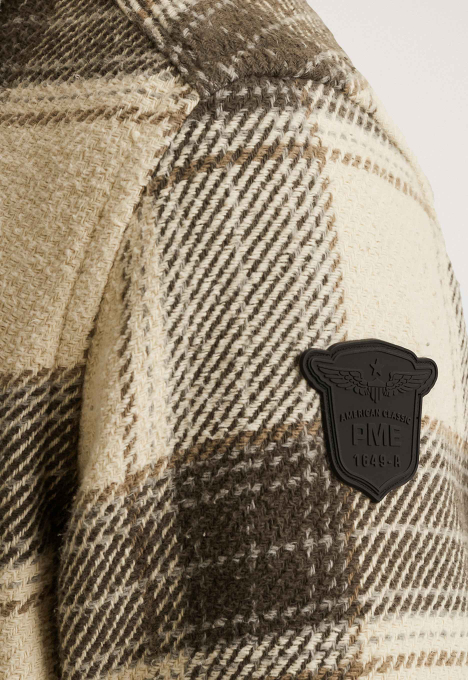 Shirt Jacket Met Ruitpatroon