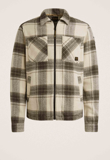 Shirt Jacket Met Ruitpatroon