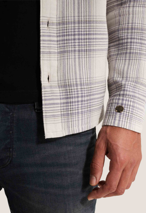 Checkered Waffle Jacket