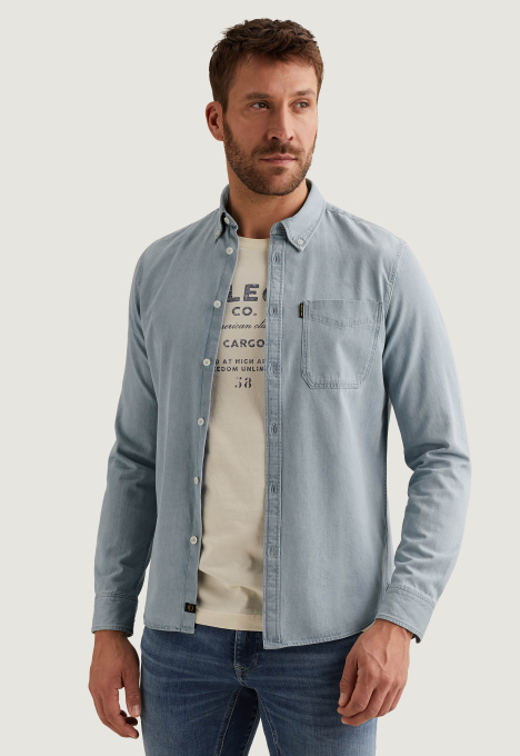 Denim Bleach Overhemd
