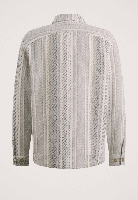 Twill Slub Striped Overhemd