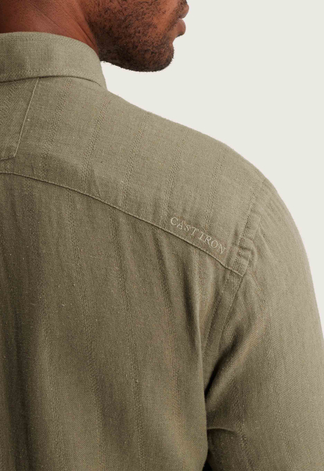 Cotton Linen Structure Overhemd