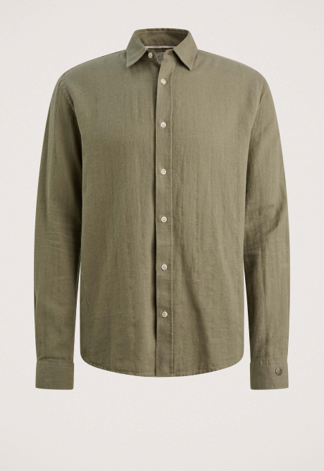Cotton Linen Structure Overhemd