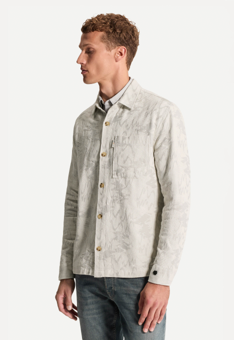 Jacquard Pattern Overhemd 