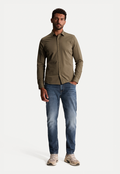 Twill Jersey Overhemd 
