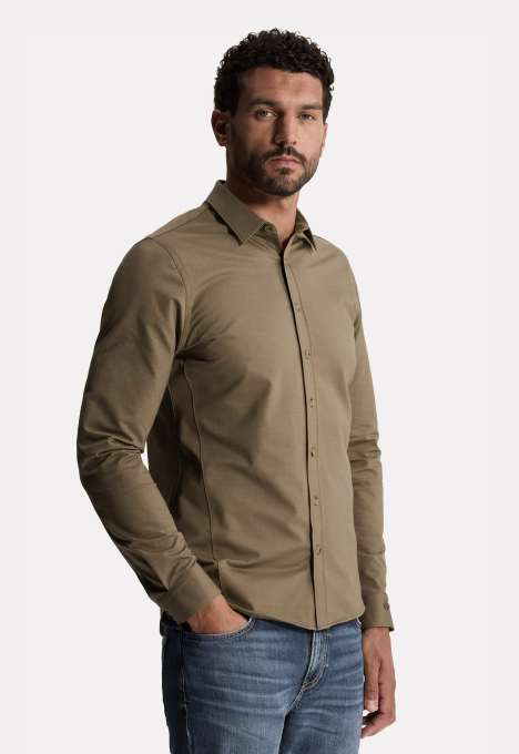 Twill Jersey Overhemd 