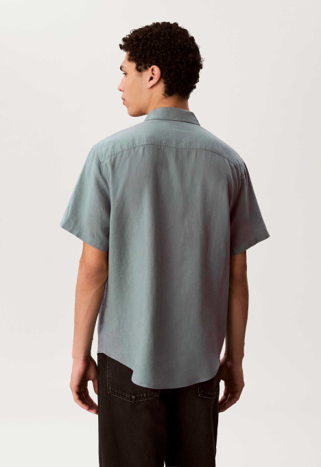 Solid Linen Overhemd