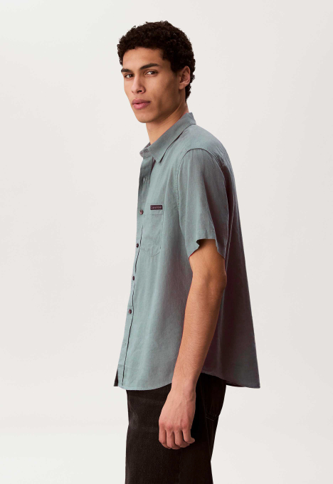 Solid Linen Overhemd