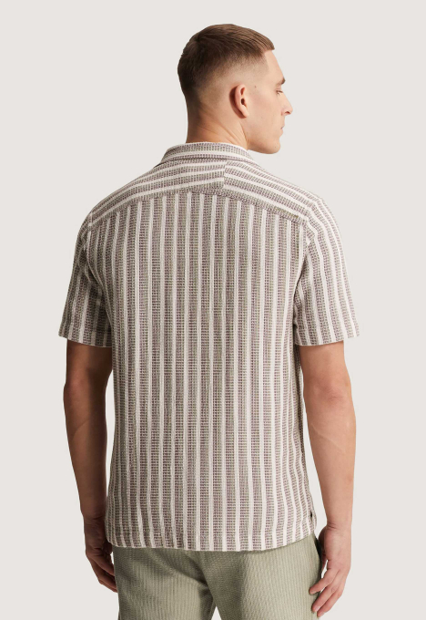 Stripe Mesh Overhemd