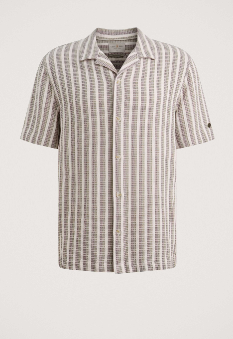 Stripe Mesh Overhemd