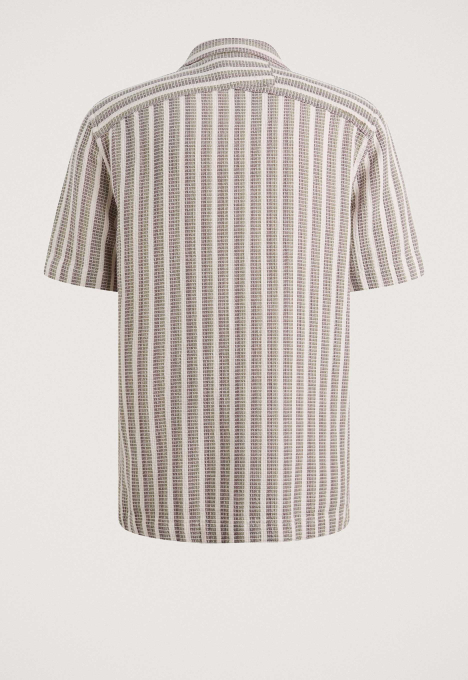 Stripe Mesh Overhemd