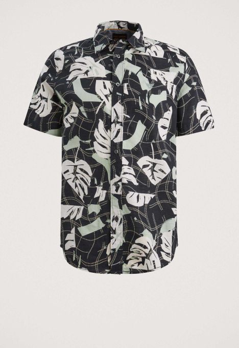 Print Slub Overhemd