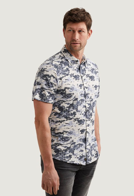 Pique Print Overhemd