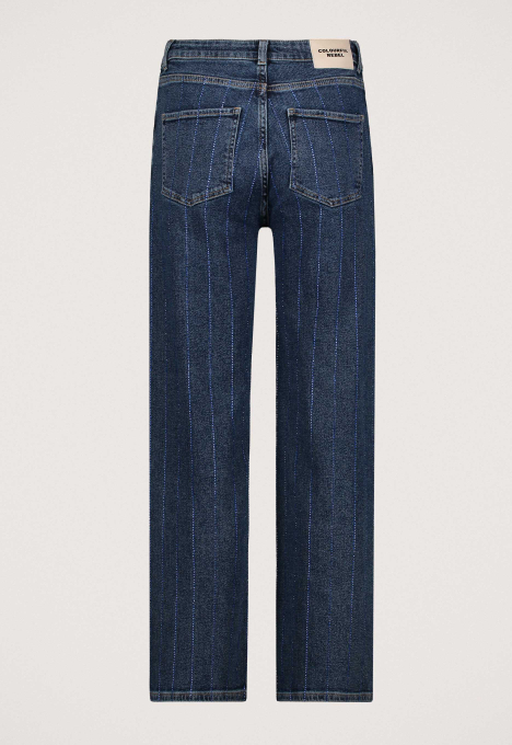 Gaias Rhinestones Denim Jeans