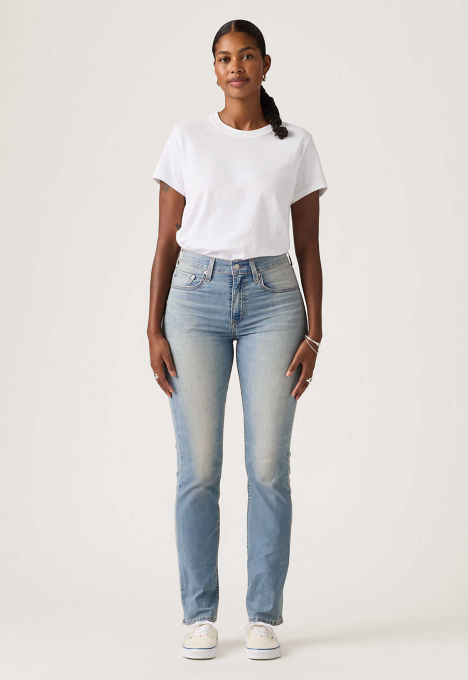 724 High Rise Straight Jeans