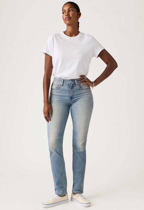 724 High Rise Straight Jeans
