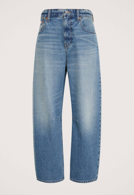 Cropped Barrel Jeans