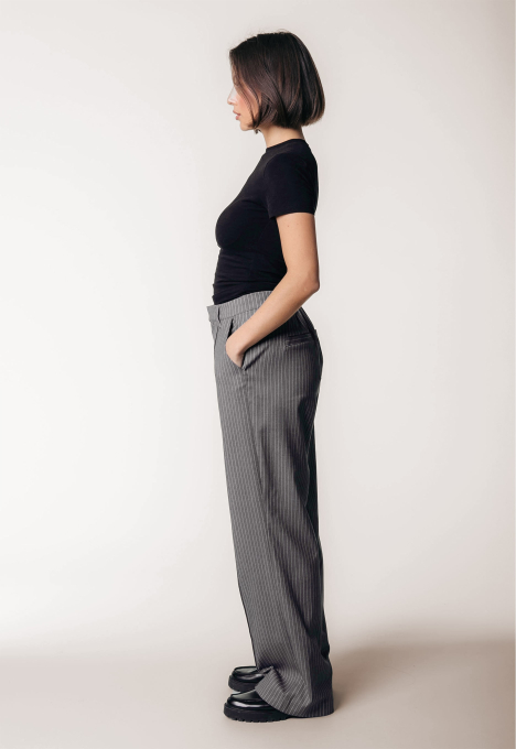 Rus Stripe Straight Pants