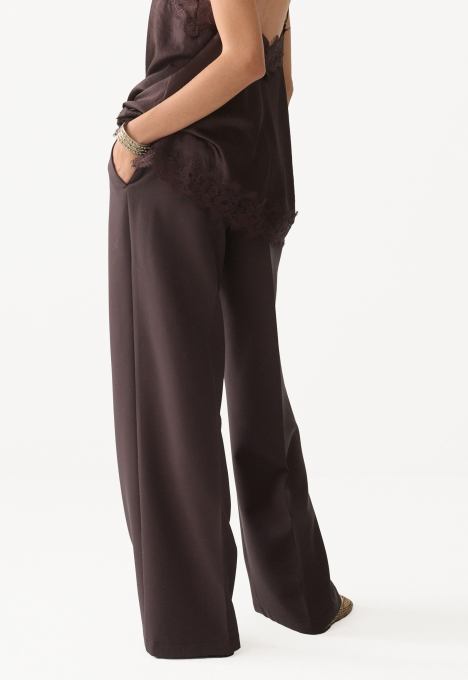Foam Pants Met Wijde Pijp