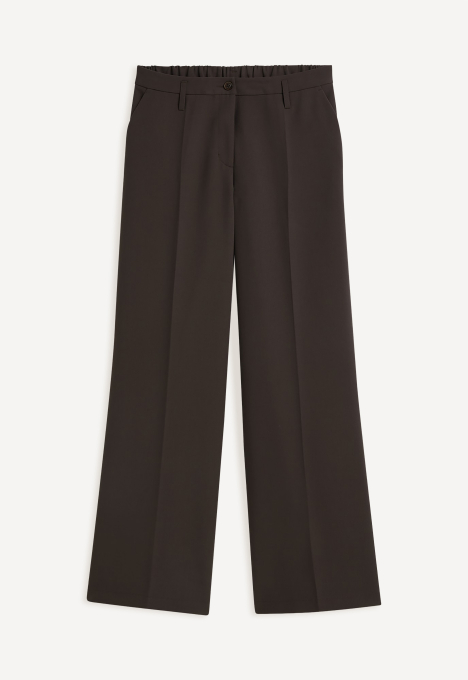Foam Pants Met Wijde Pijp