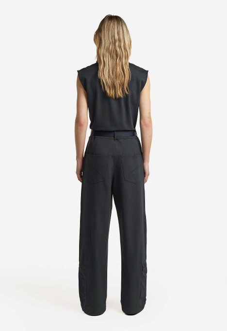 Soft Sculpt Belted Jumpsuit