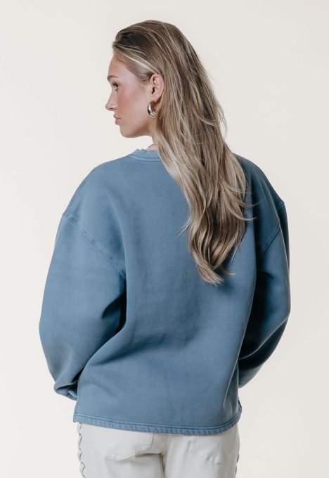 Washed Baseball Sweater