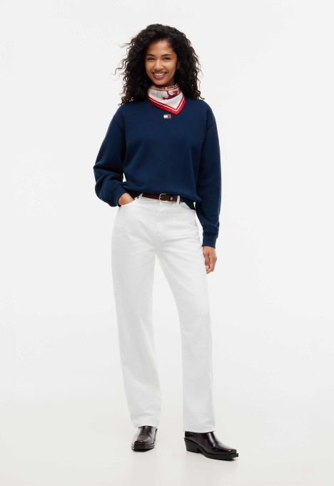 Badge Crew Sweater