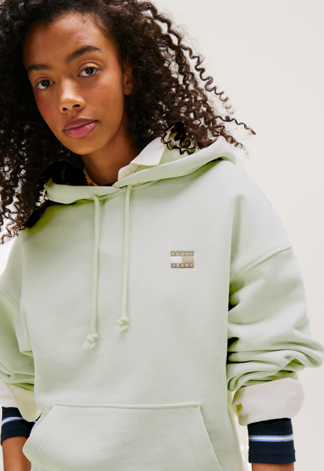 Boxy Badge Hoodie