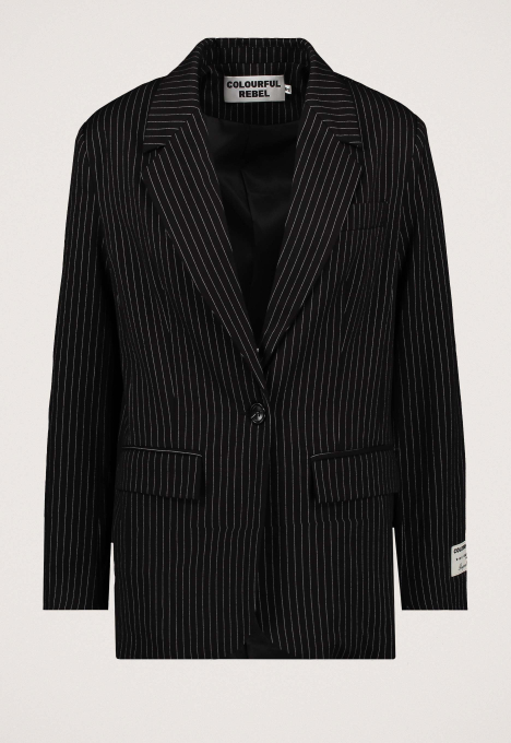 WJ117154 Jesra pinstripe no9 lace blazer