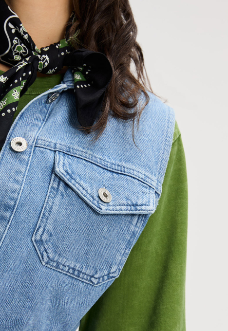 Denim Utility Gilet