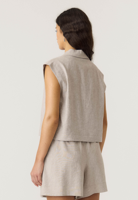 Usuma Linnenmix Gilet