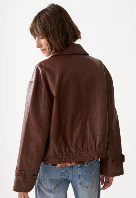 Faux Leather Jacket