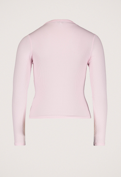 Slim Fit longsleeve T-Shirt Met Tommy-Badge