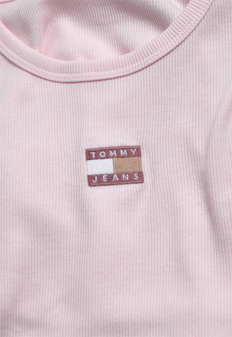 Slim Fit longsleeve T-Shirt Met Tommy-Badge