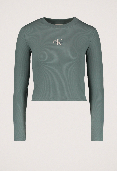 Baby-T-Shirt Met Lange Mouwen En Monologo