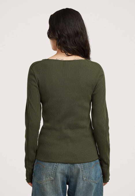 Slim Henley Longsleeve T-Shirt