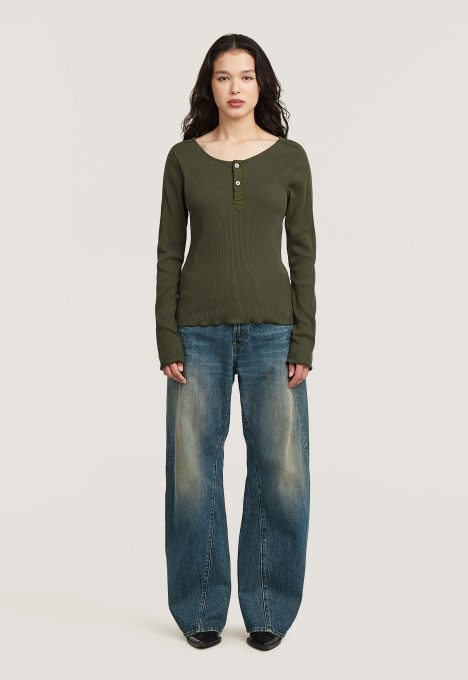 Slim Henley Longsleeve T-Shirt