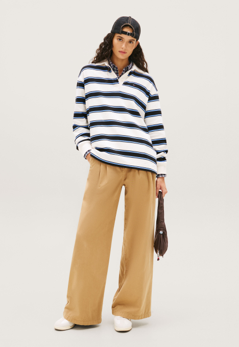 Stripe Rugby Poloshirt