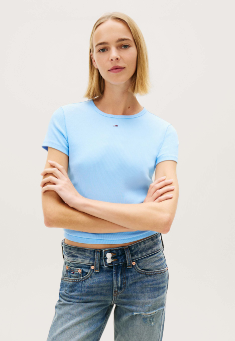Slim Geribd T-shirt